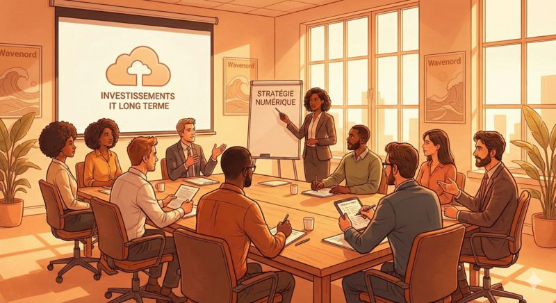 Un diagramme de coûts et de planification d'un projet de refonte web