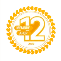 Badge membre AFUP 12 ans