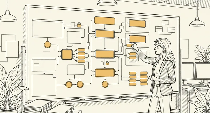 Un schéma représente l'architecture d'une API REST avec ses endpoints et ses ressources