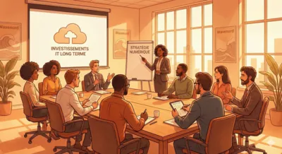 Un diagramme de coûts et de planification d'un projet de refonte web