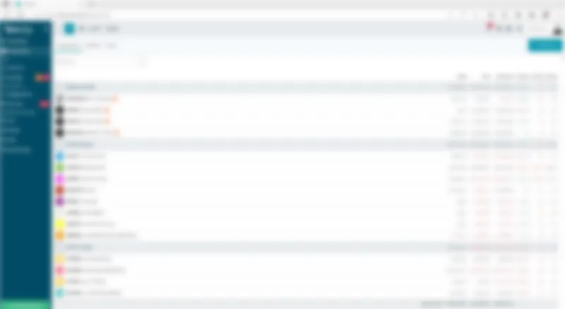 Liste des programmes immobiliers actifs avec indicateurs de budget, signatures, charges et produits par programme.