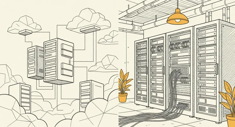 Comparaison entre un datacenter cloud et un serveur dédié pour une PME