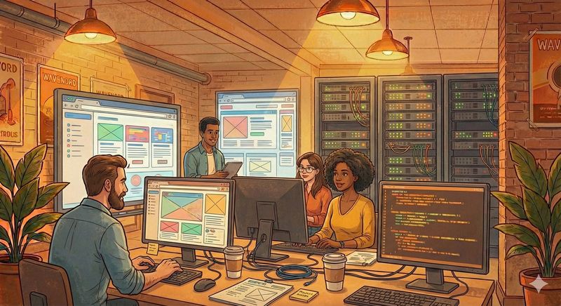 Une équipe améliore une application web existante.