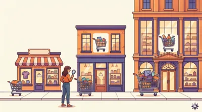 Trois écrans affichent les interfaces WooCommerce, PrestaShop et Magento côte à côte