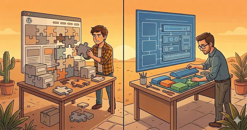 Comparaison entre un site WordPress et une application web sur mesure