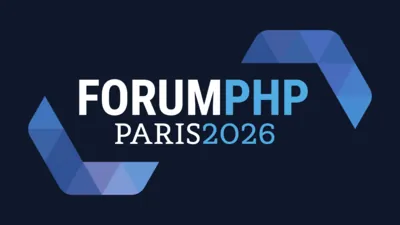 Logo officiel du Forum PHP Paris 2026 sponsorisé par x10